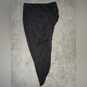 Black Skirt with Slit